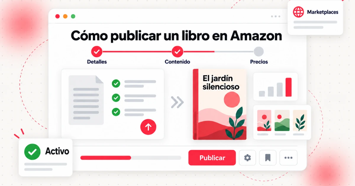 Portada: Cómo publicar un libro en Amazon: paso a paso
