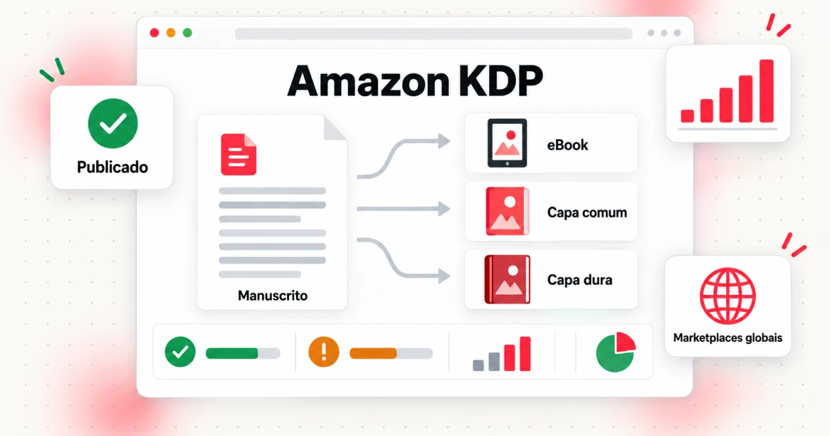 Capa: Amazon KDP: guia completo para iniciantes (2026)