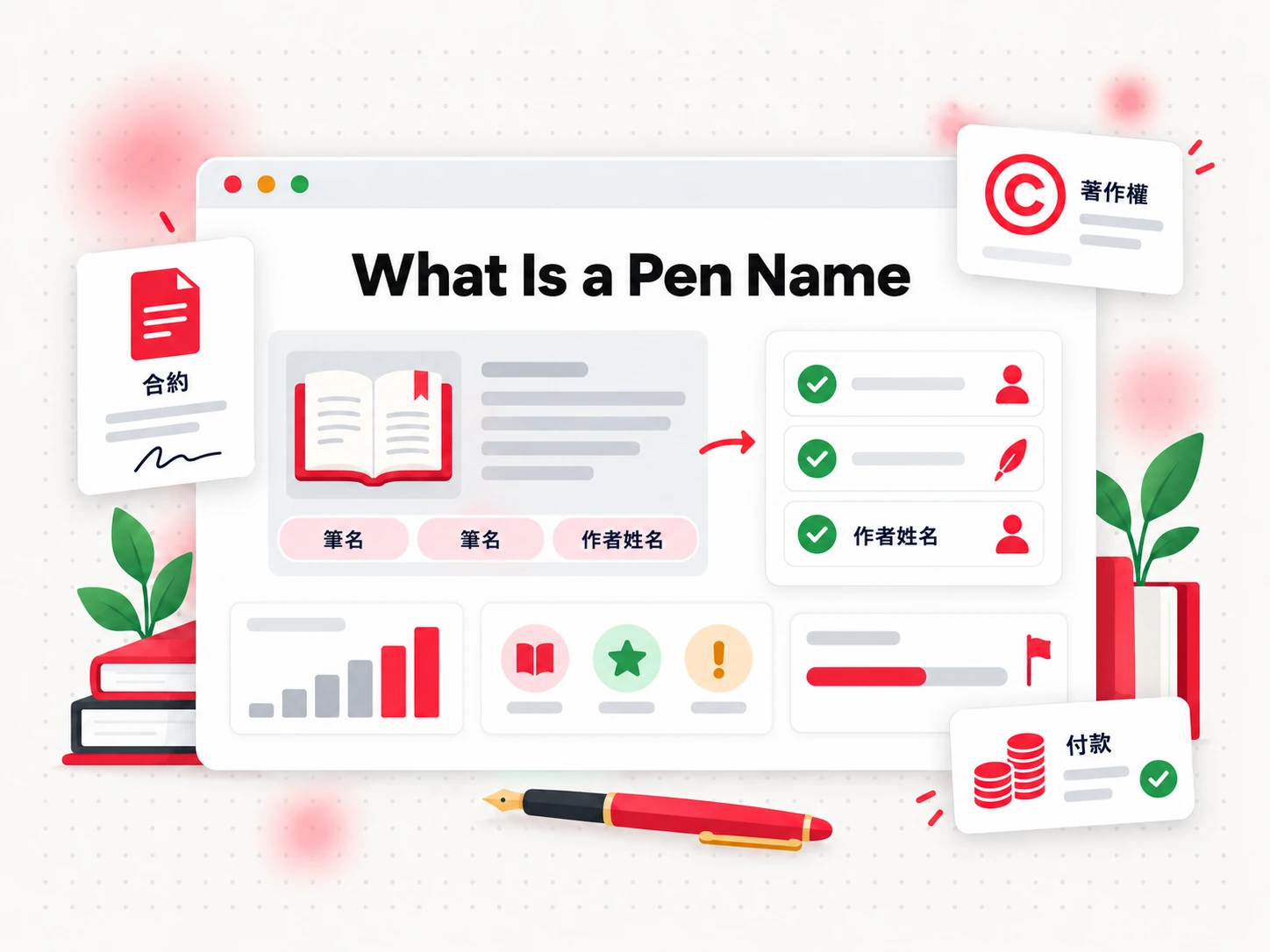 什麼是筆名：同義詞，以及哪些部分仍屬於你的本名（What Is a Pen Name）